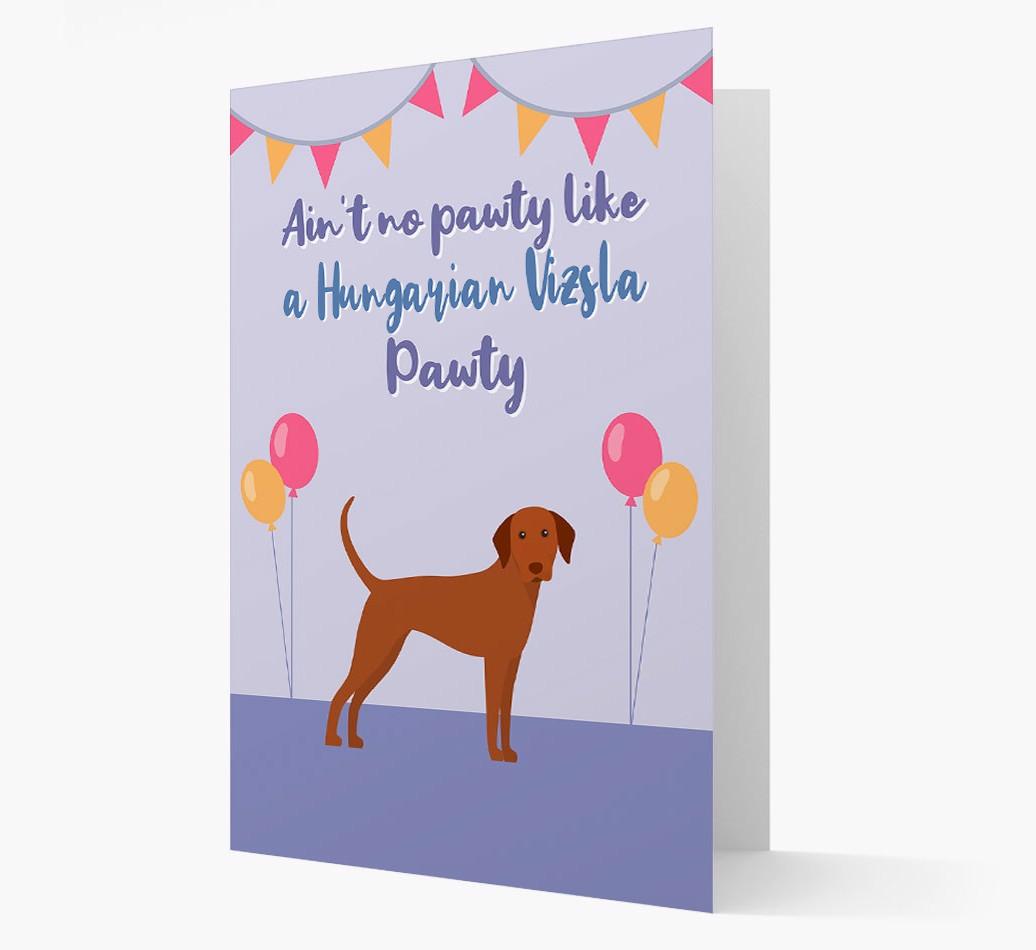 Ain't No Pawty: Personalised {breedFullName} Card
