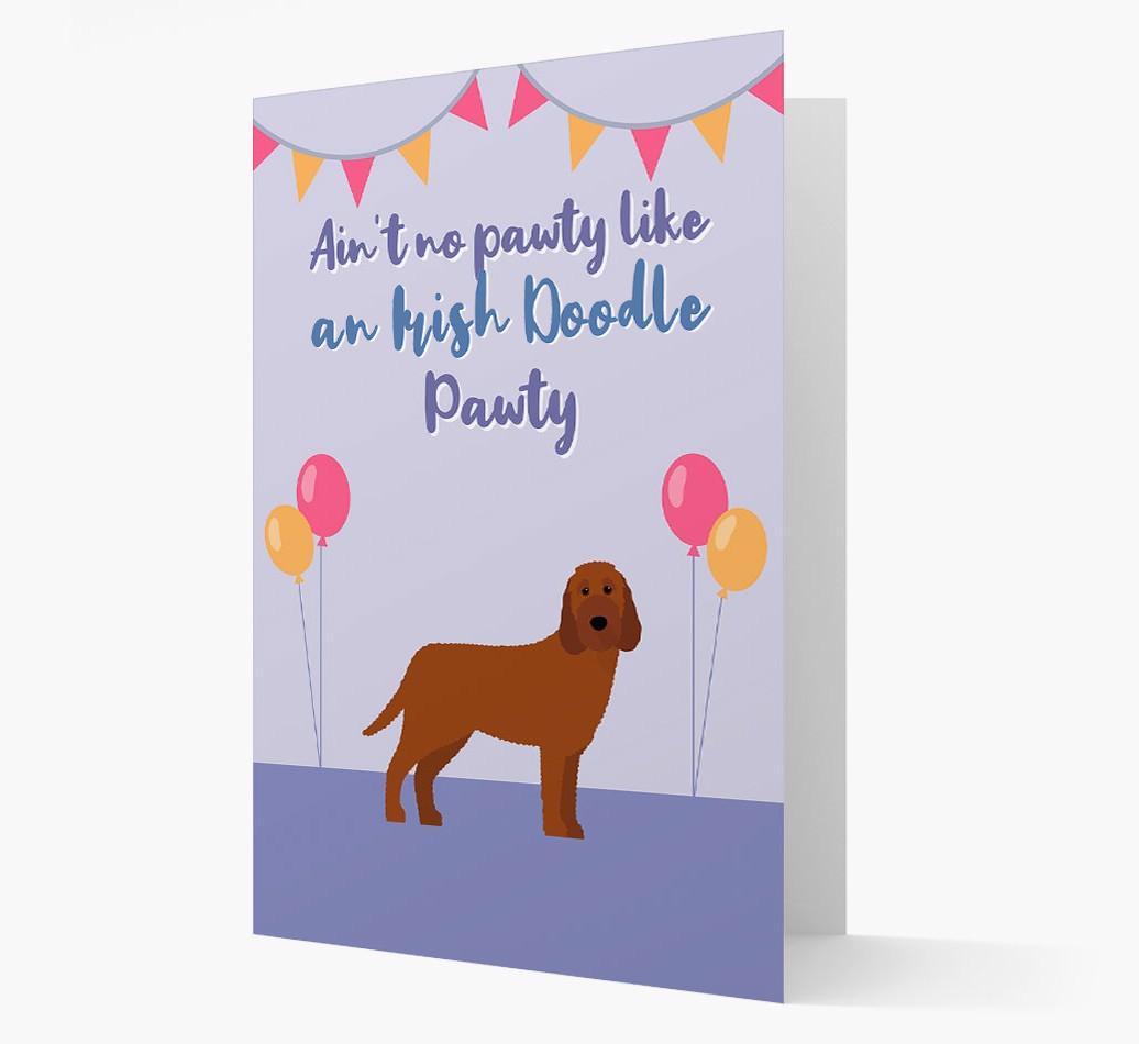 Ain't No Pawty: Personalized {breedFullName} Card