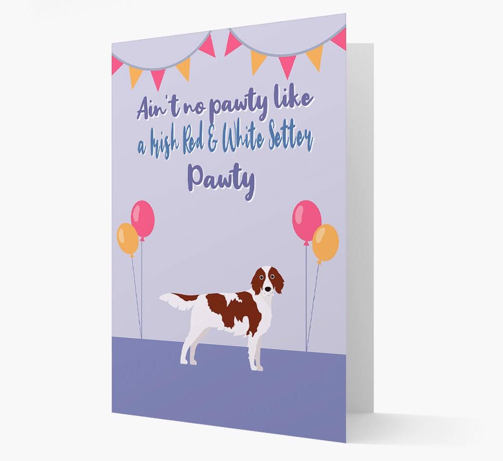 Ain't No Pawty: Personalized {breedFullName} Card