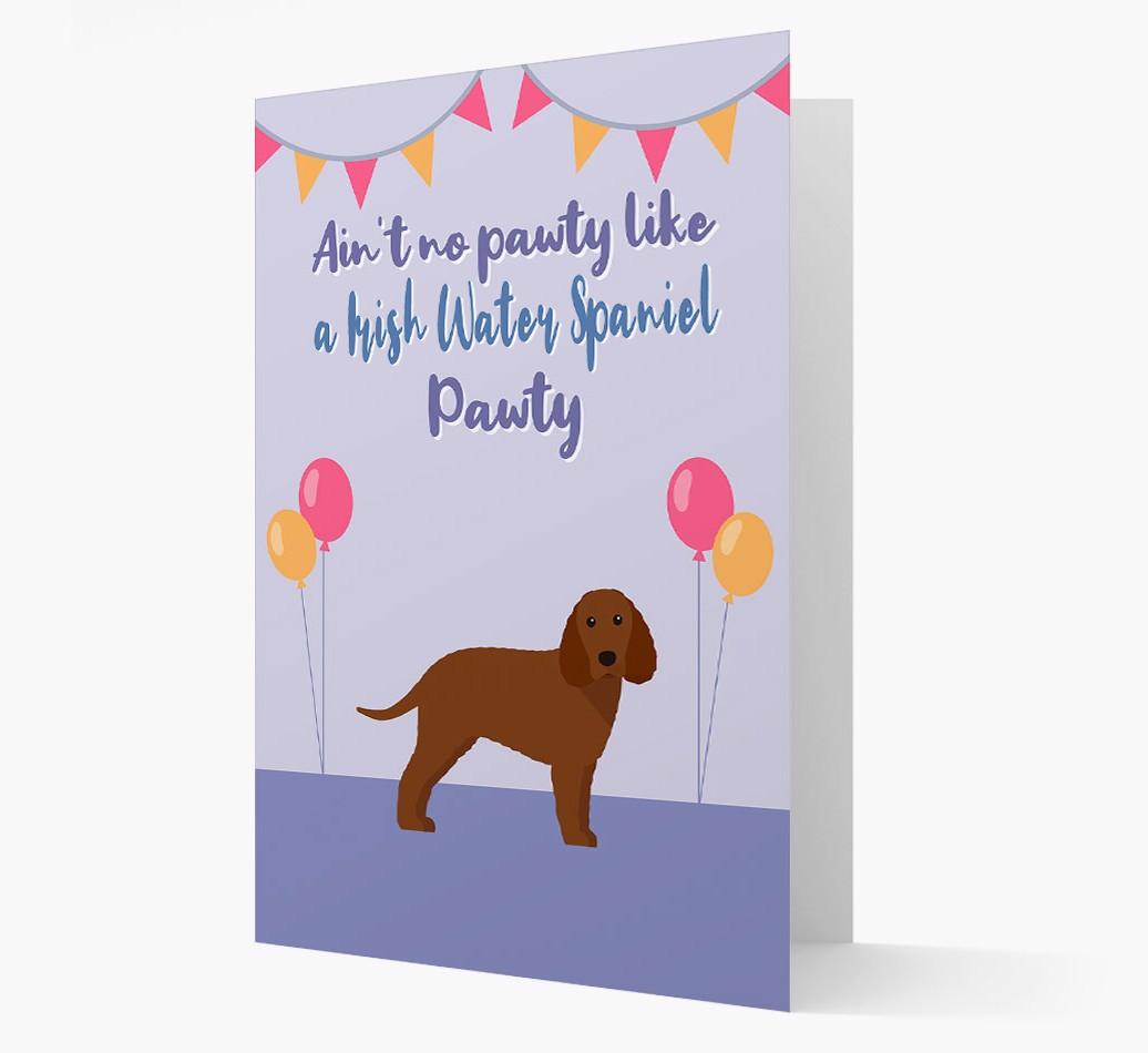 Ain't No Pawty: Personalized {breedFullName} Card