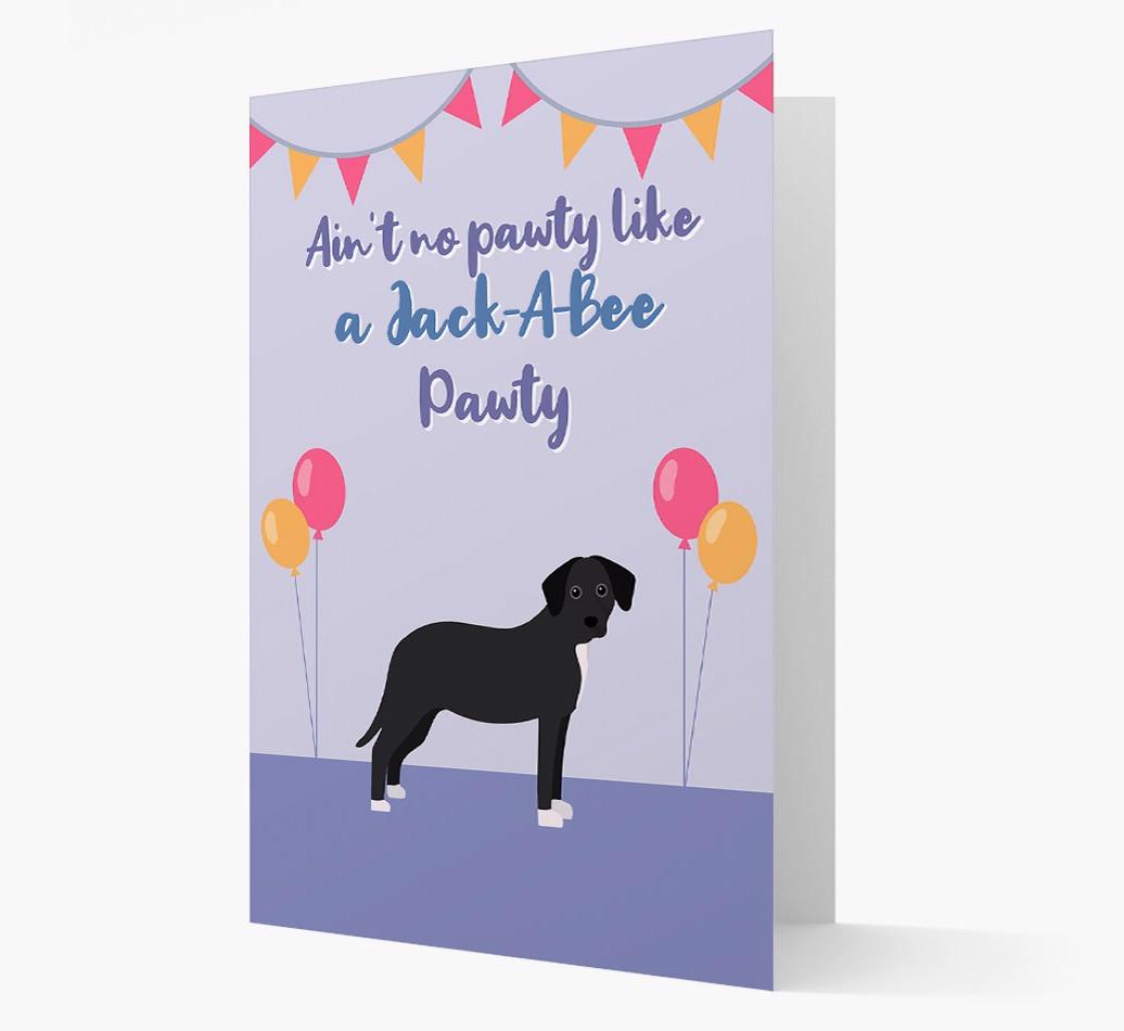 Ain't No Pawty: Personalized {breedFullName} Card