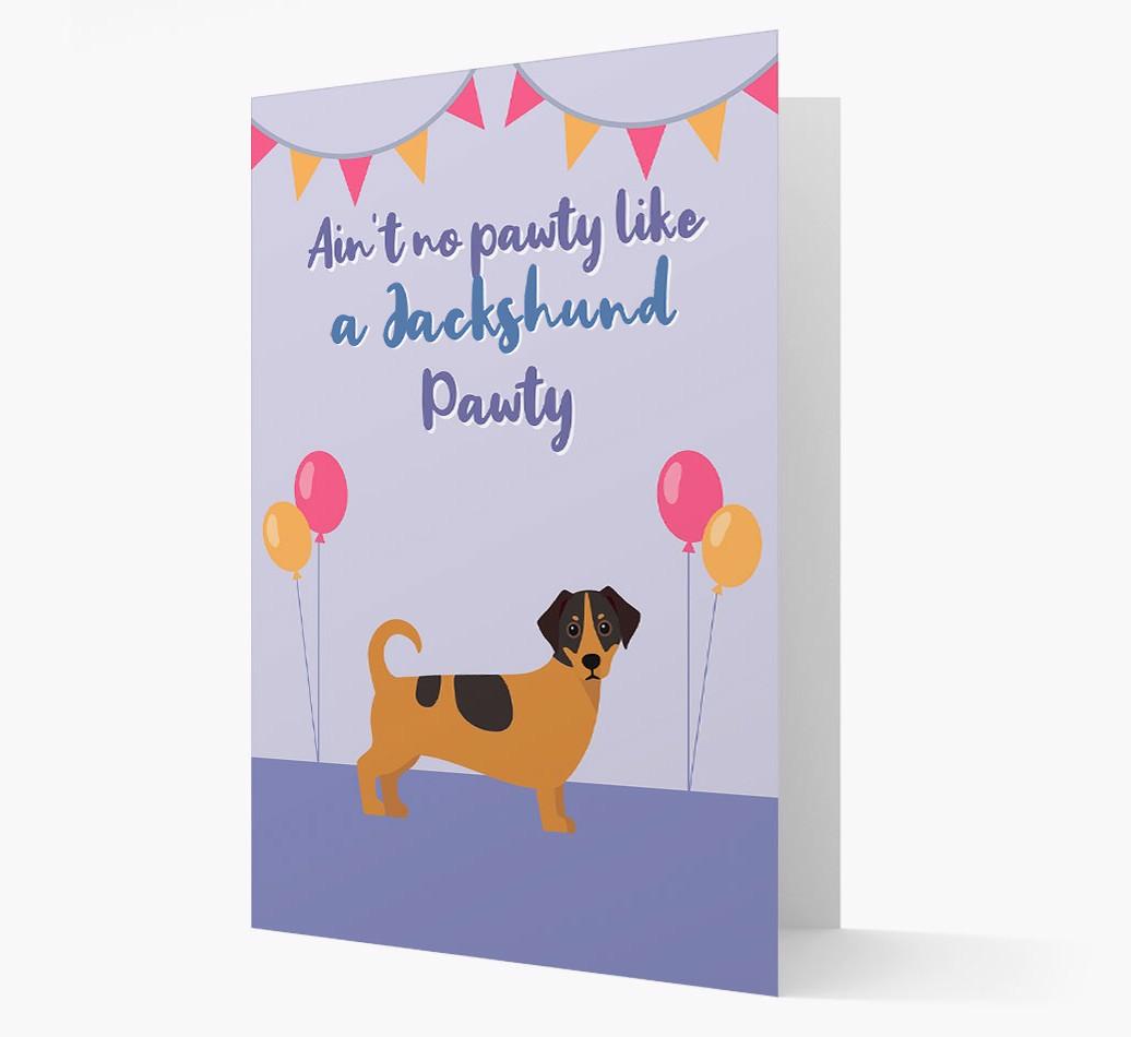 Ain't No Pawty: Personalized {breedFullName} Card