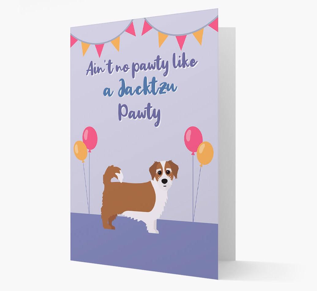 Ain't No Pawty: Personalized {breedFullName} Card