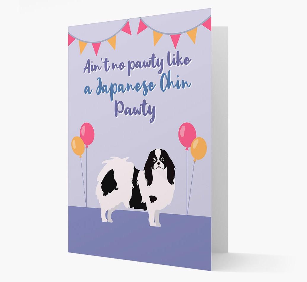 Ain't No Pawty: Personalized {breedFullName} Card