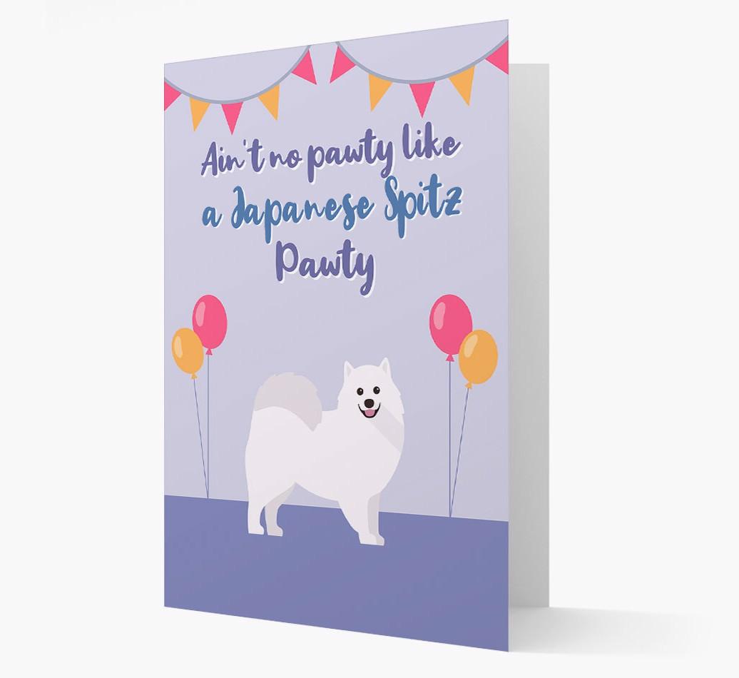 Ain't No Pawty: Personalized {breedFullName} Card