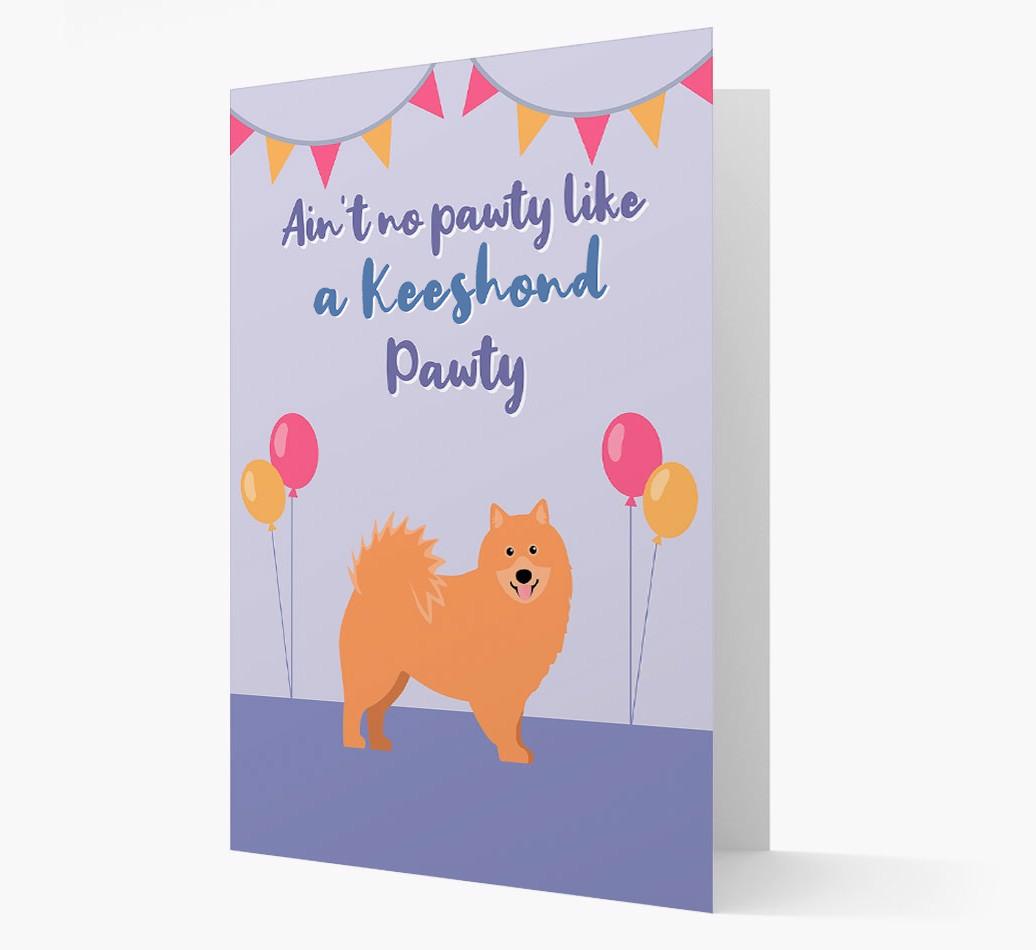 Ain't No Pawty: Personalized {breedFullName} Card