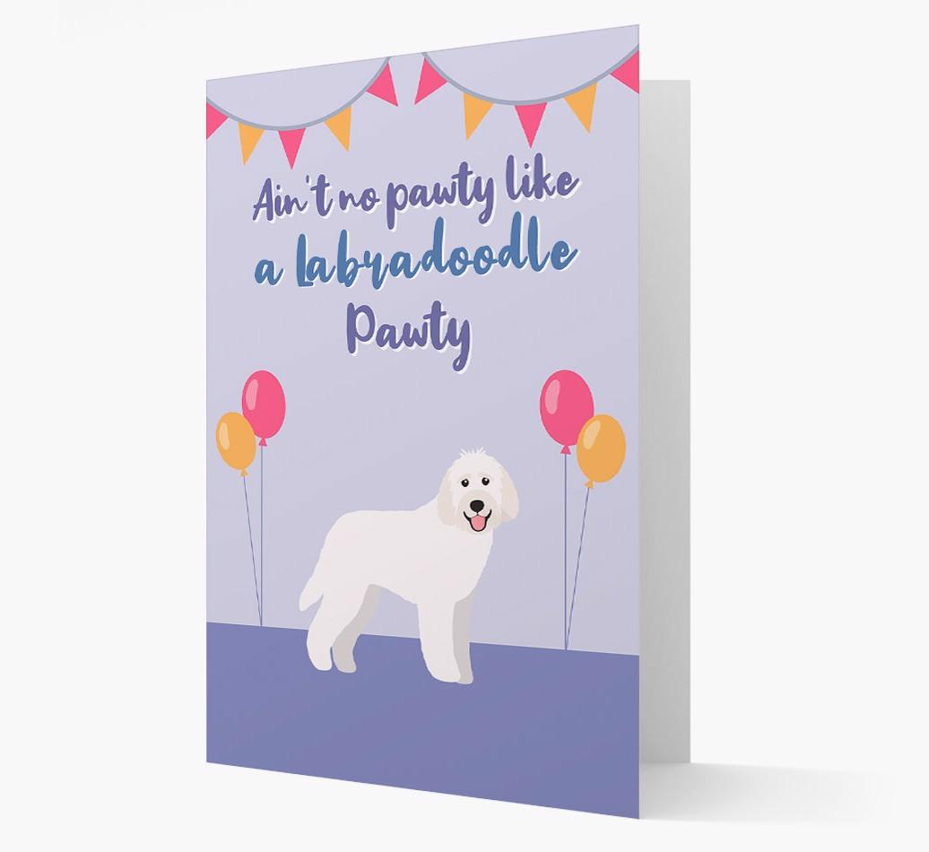 Ain't No Pawty: Personalized {breedFullName} Card