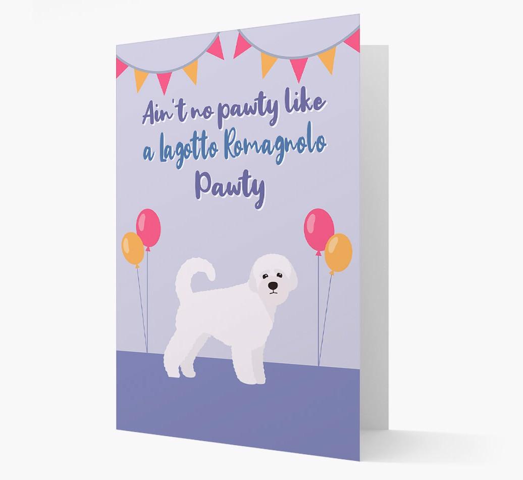Ain't No Pawty: Personalized {breedFullName} Card