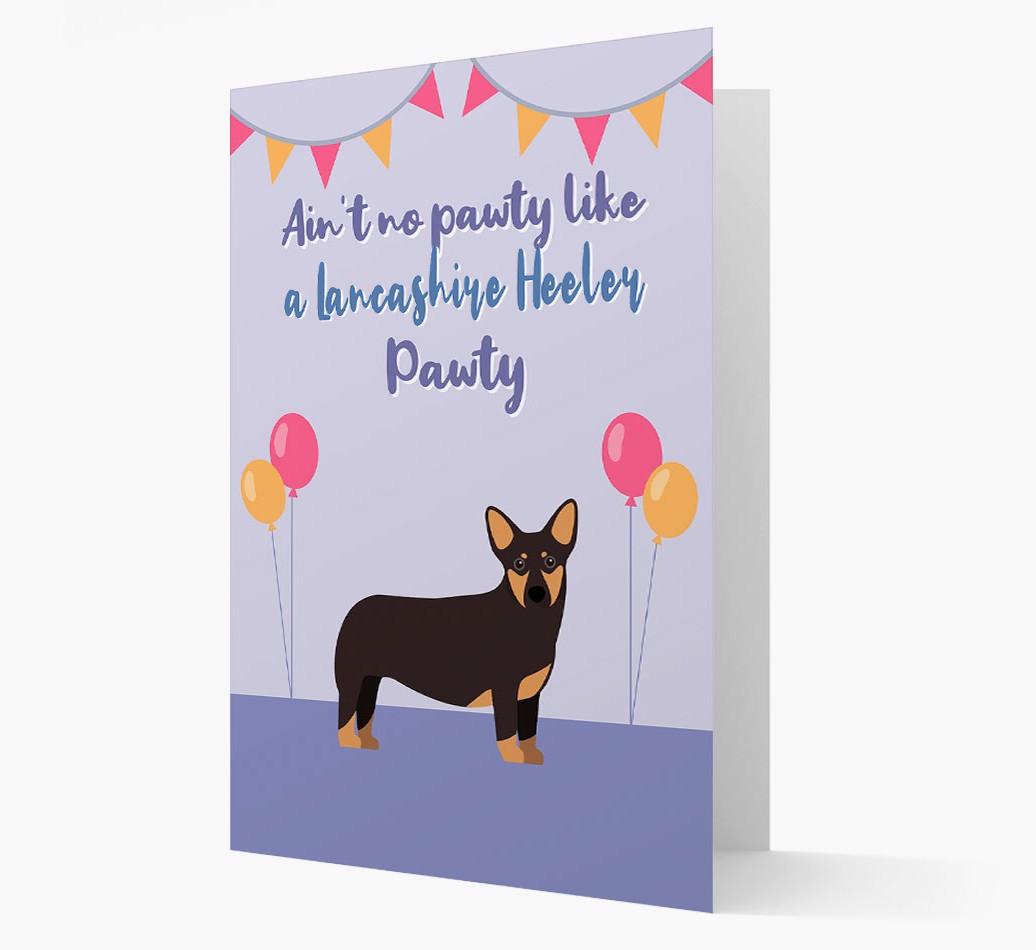 Ain't No Pawty: Personalized {breedFullName} Card