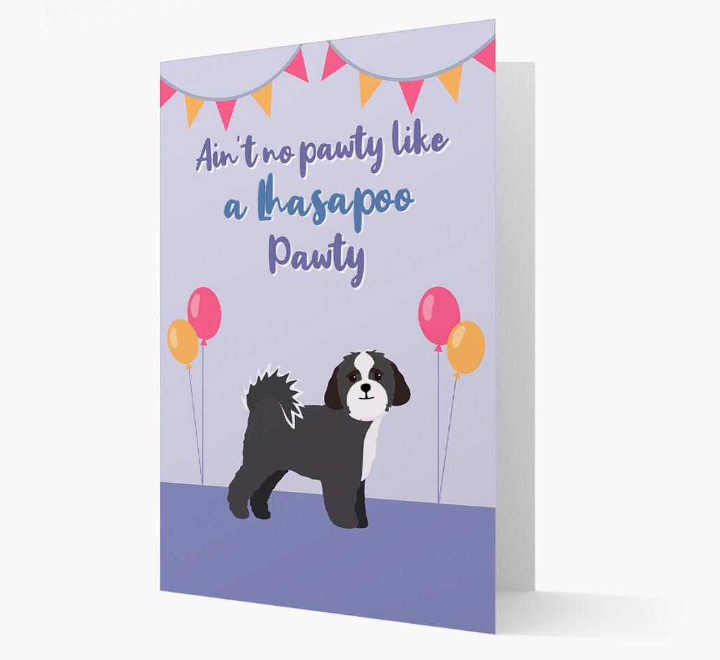Ain't No Pawty: Personalized {breedFullName} Card