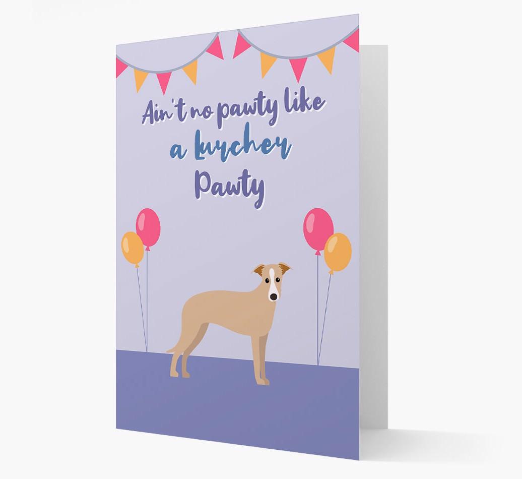 Ain't No Pawty: Personalized {breedFullName} Card