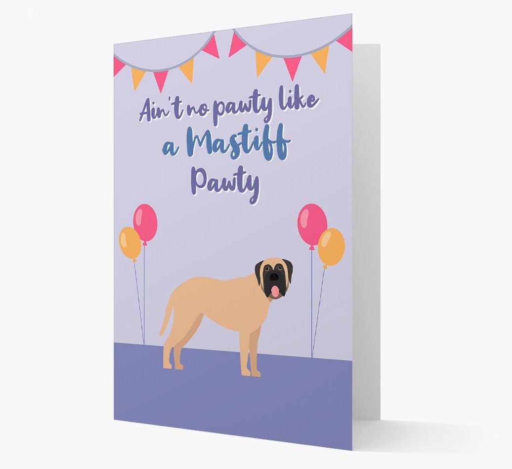 Ain't No Pawty: Personalized {breedFullName} Card
