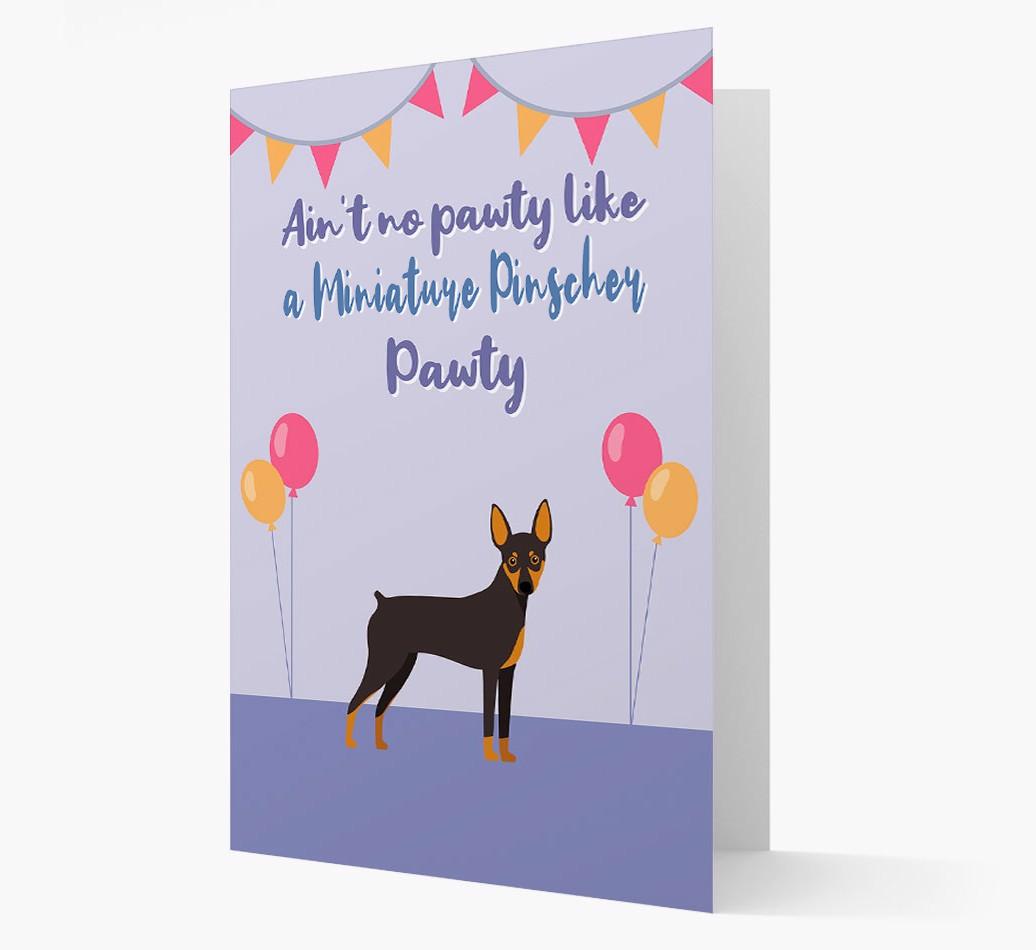 Ain't No Pawty: Personalized {breedFullName} Card