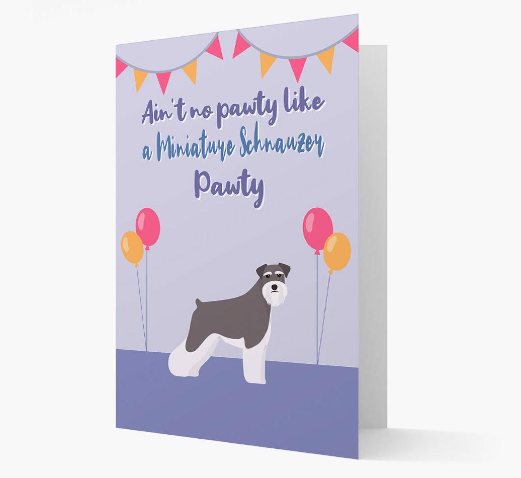 Ain't No Pawty: Personalized {breedFullName} Card