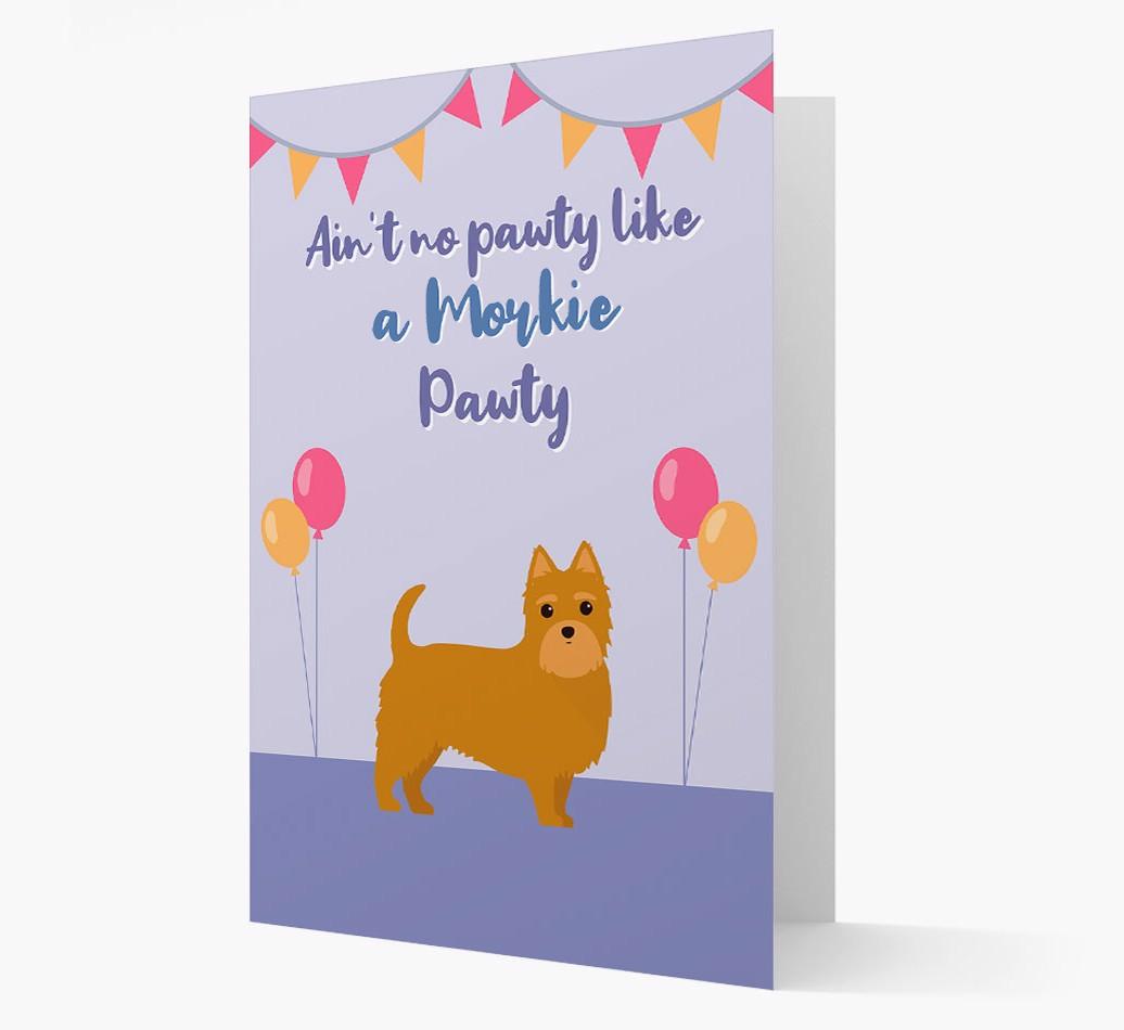 Ain't No Pawty: Personalized {breedFullName} Card