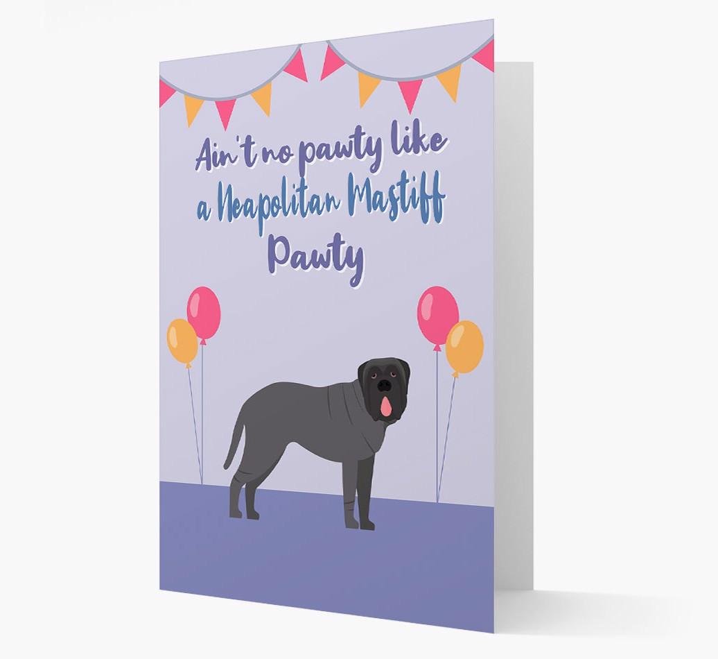 Ain't No Pawty: Personalized {breedFullName} Card