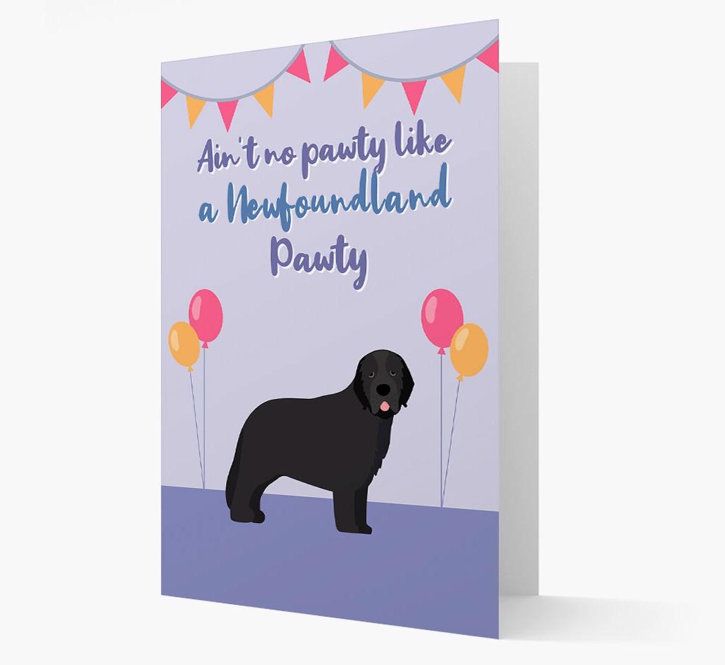 Ain't No Pawty: Personalized {breedFullName} Card