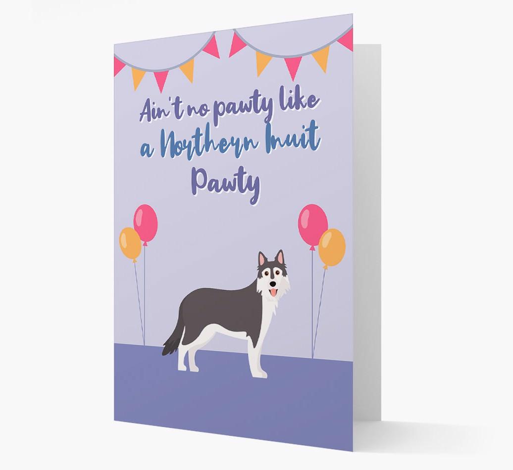 Ain't No Pawty: Personalized {breedFullName} Card