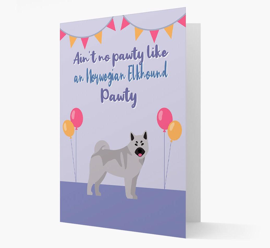 Ain't No Pawty: Personalized {breedFullName} Card