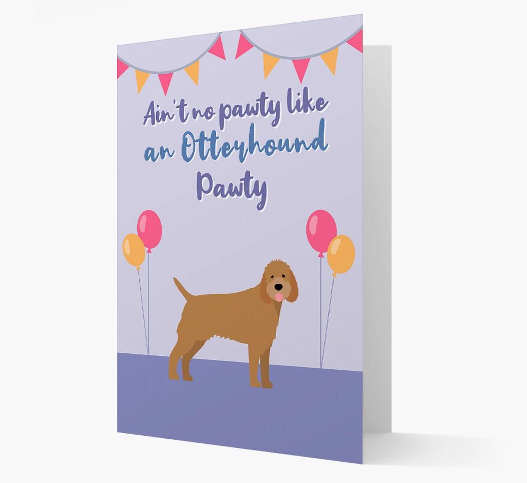 Ain't No Pawty: Personalized {breedFullName} Card