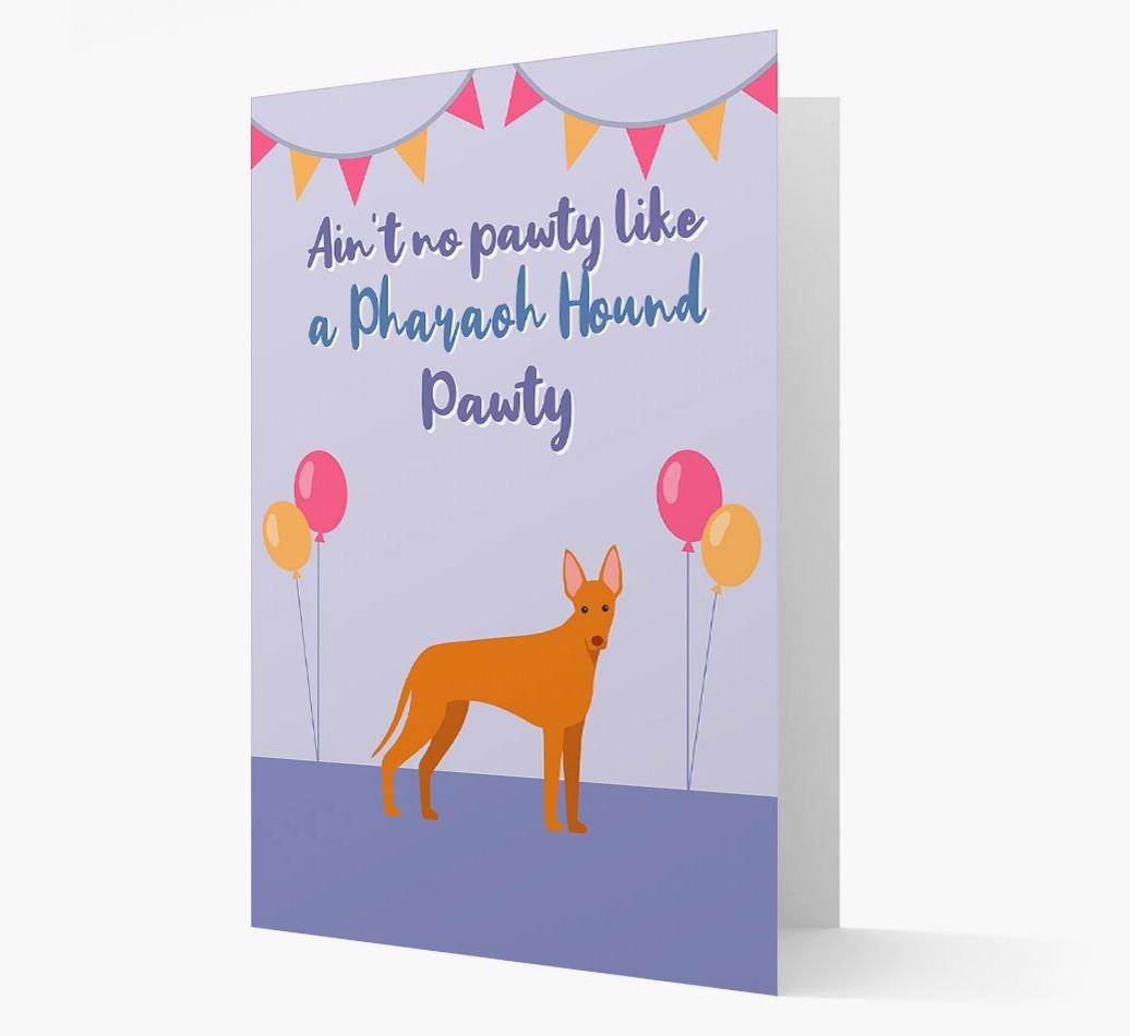 Ain't No Pawty: Personalised {breedFullName} Card