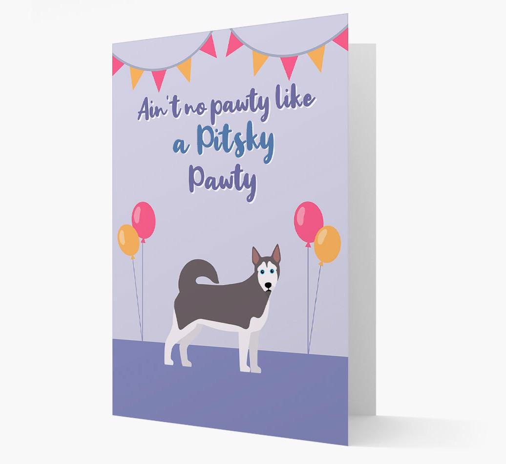 Ain't No Pawty: Personalized {breedFullName} Card