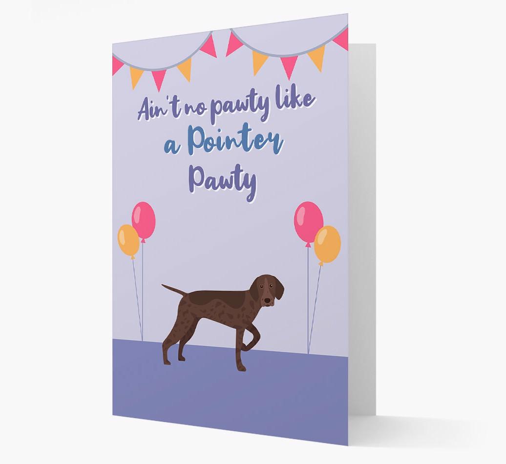 Ain't No Pawty: Personalized {breedFullName} Card