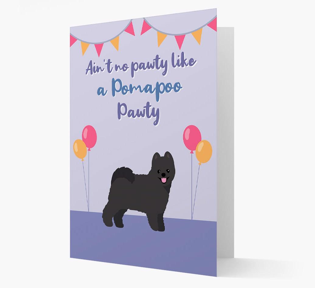 Ain't No Pawty: Personalized {breedFullName} Card
