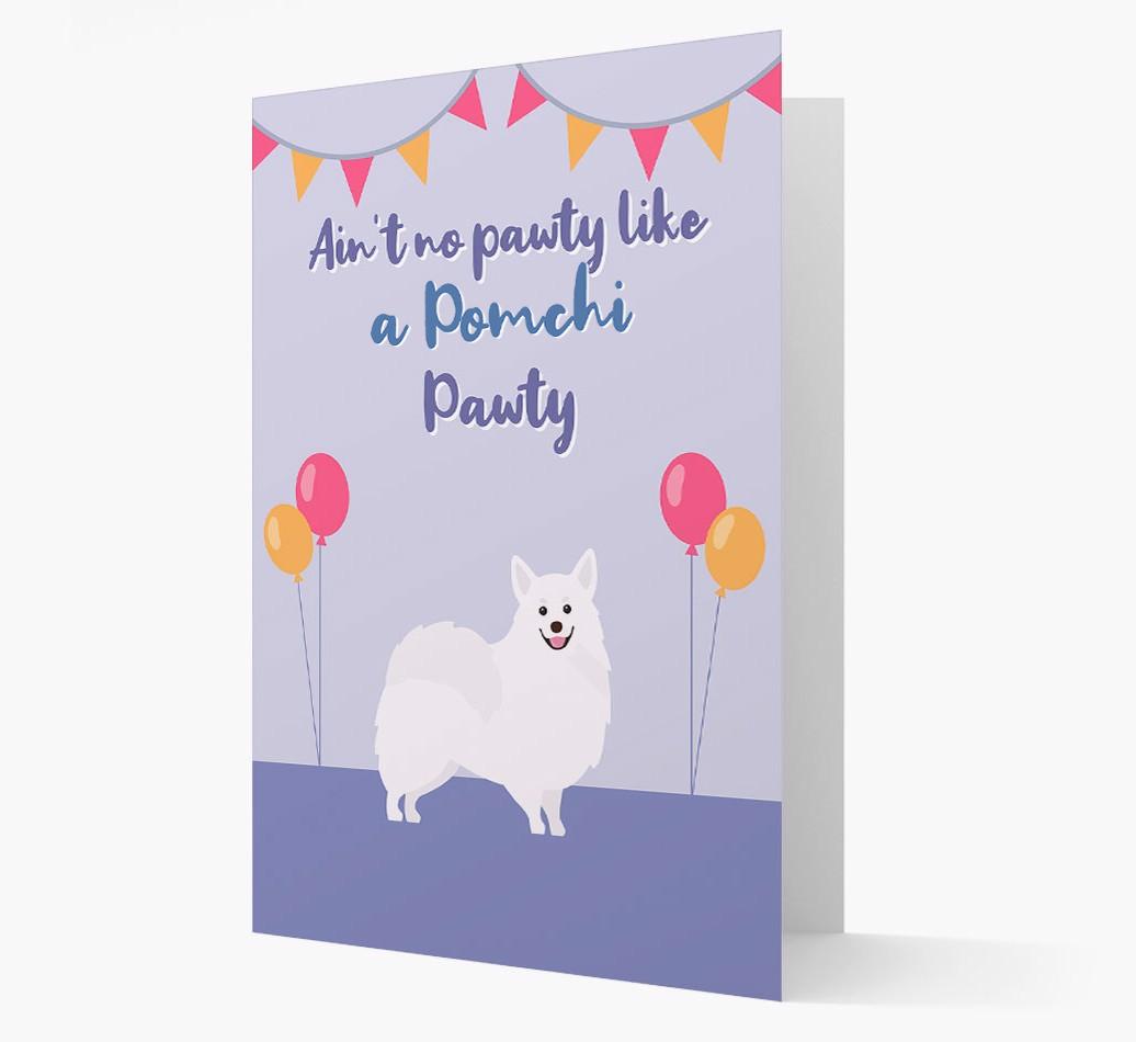 Ain't No Pawty: Personalized {breedFullName} Card