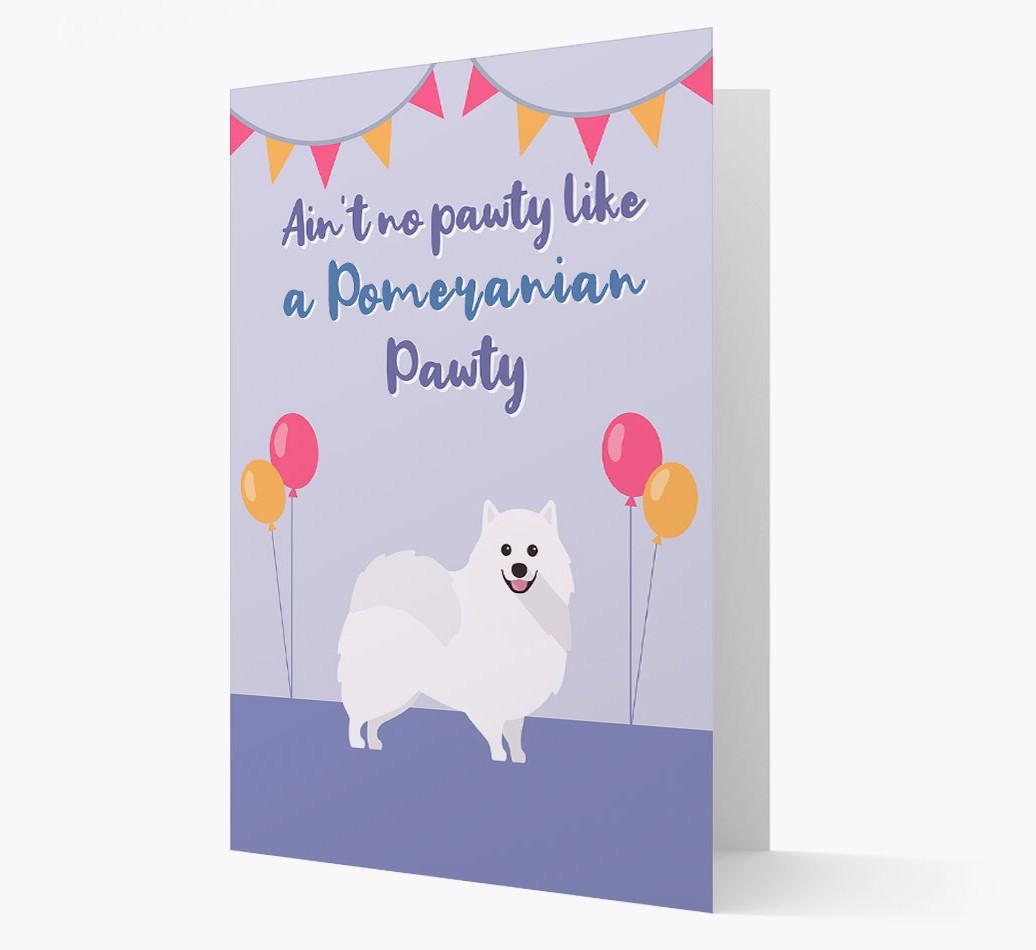 Ain't No Pawty: Personalized {breedFullName} Card