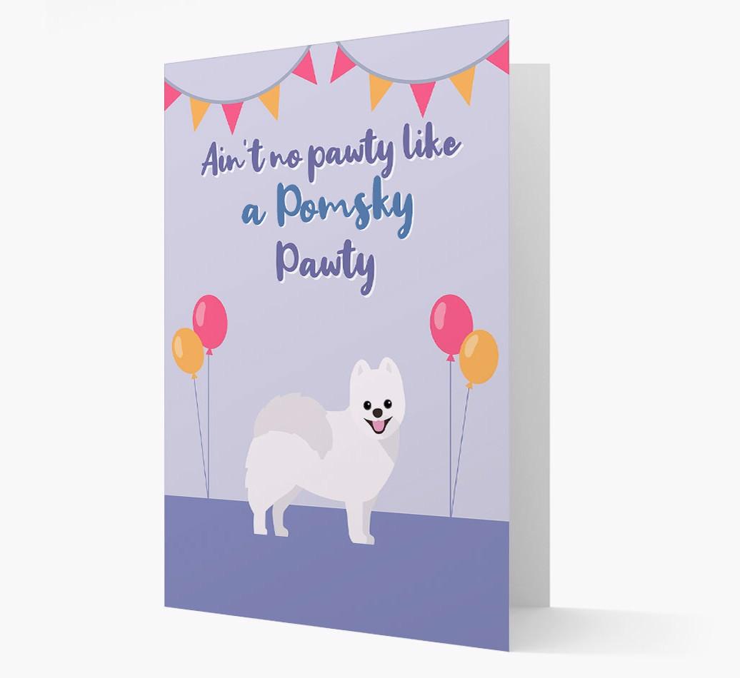 Ain't No Pawty: Personalized {breedFullName} Card