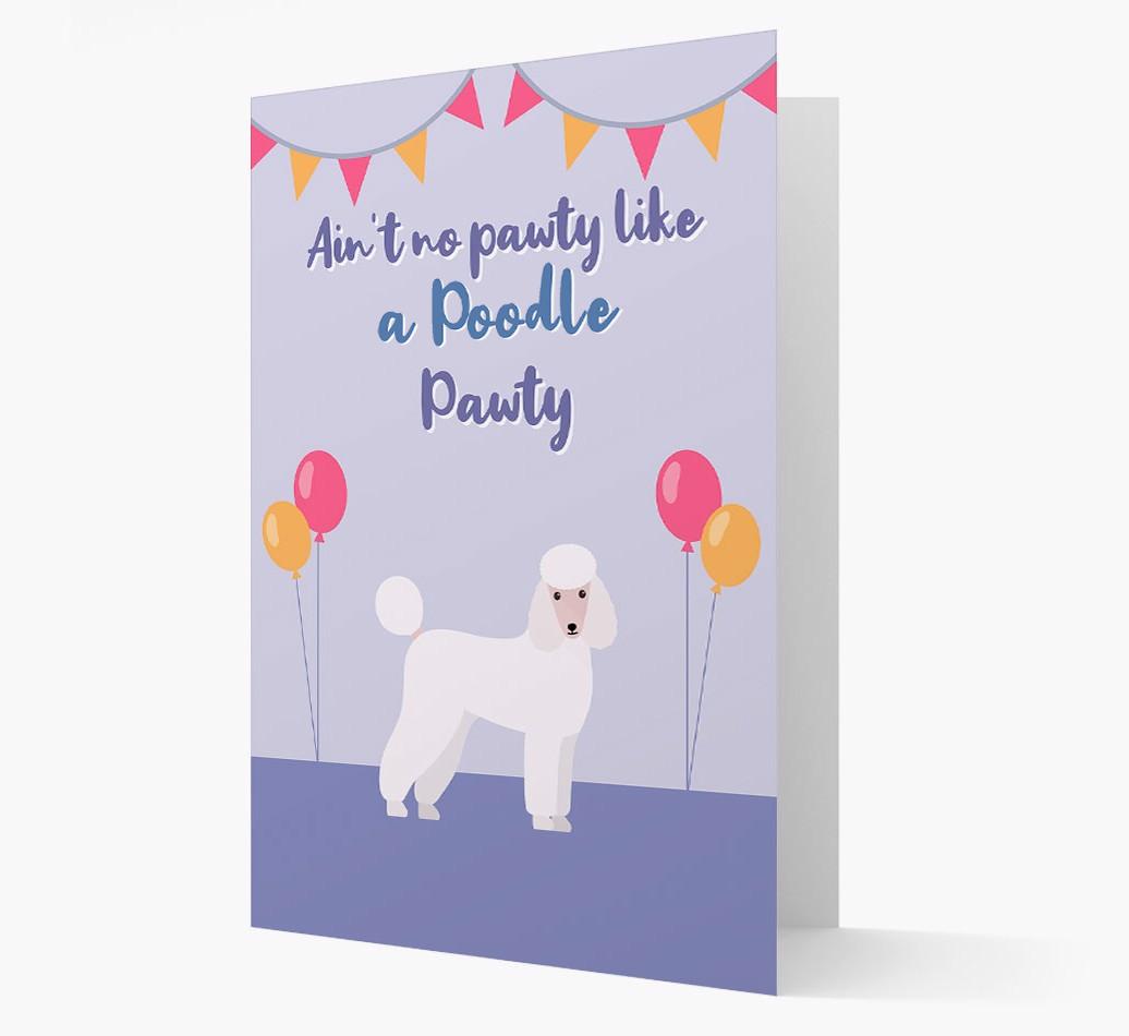 Ain't No Pawty: Personalized {breedFullName} Card