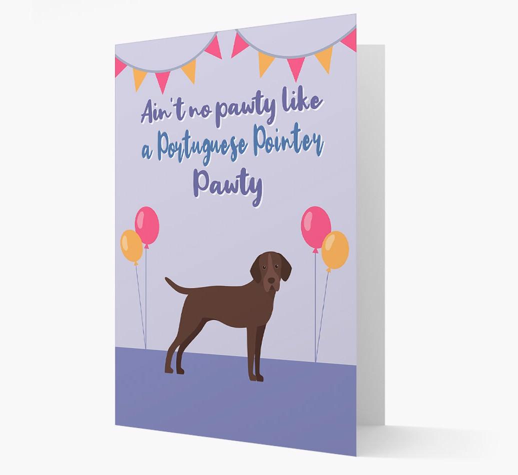 Ain't No Pawty: Personalized {breedFullName} Card