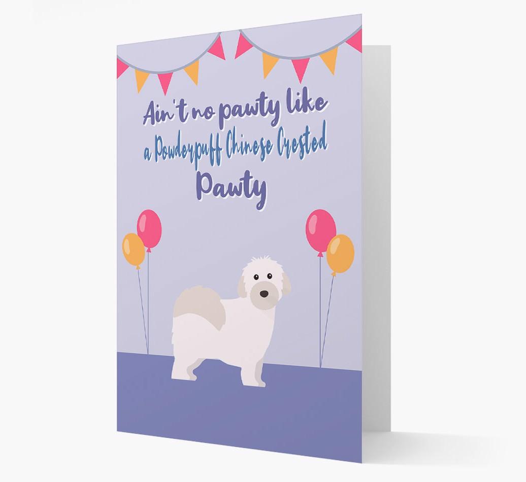 Ain't No Pawty: Personalized {breedFullName} Card