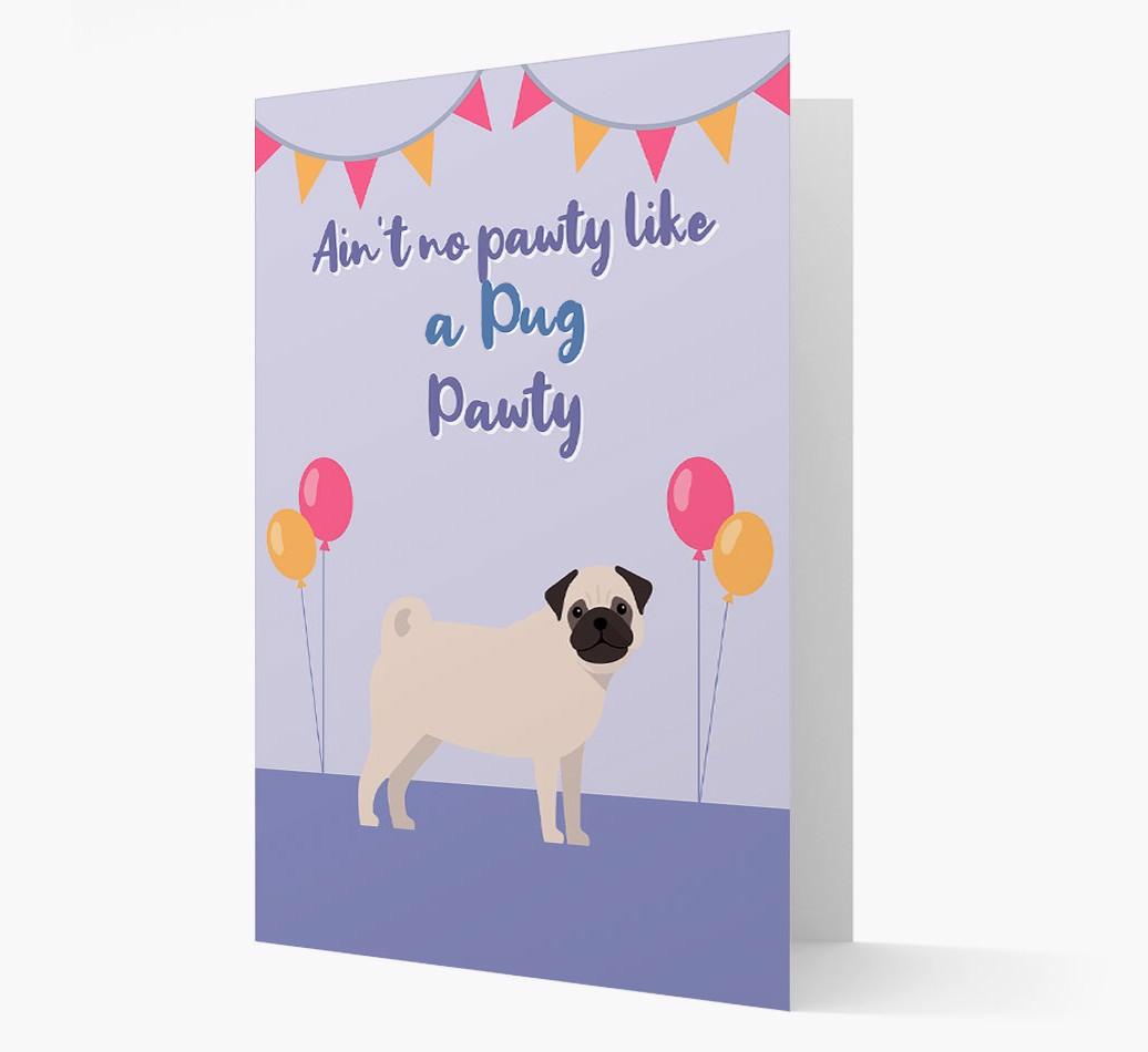 Ain't No Pawty: Personalized {breedFullName} Card