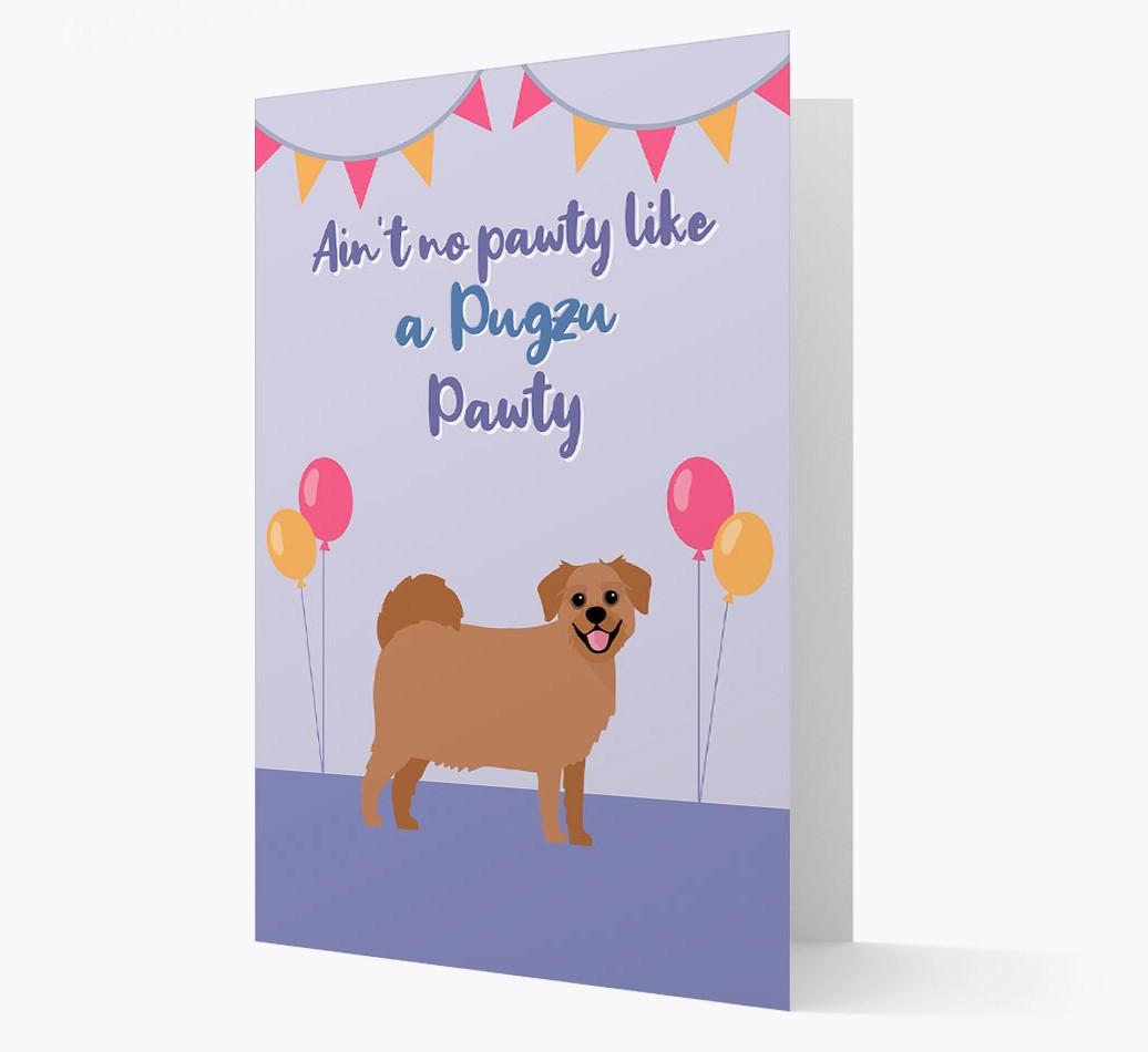 Ain't No Pawty: Personalized {breedFullName} Card