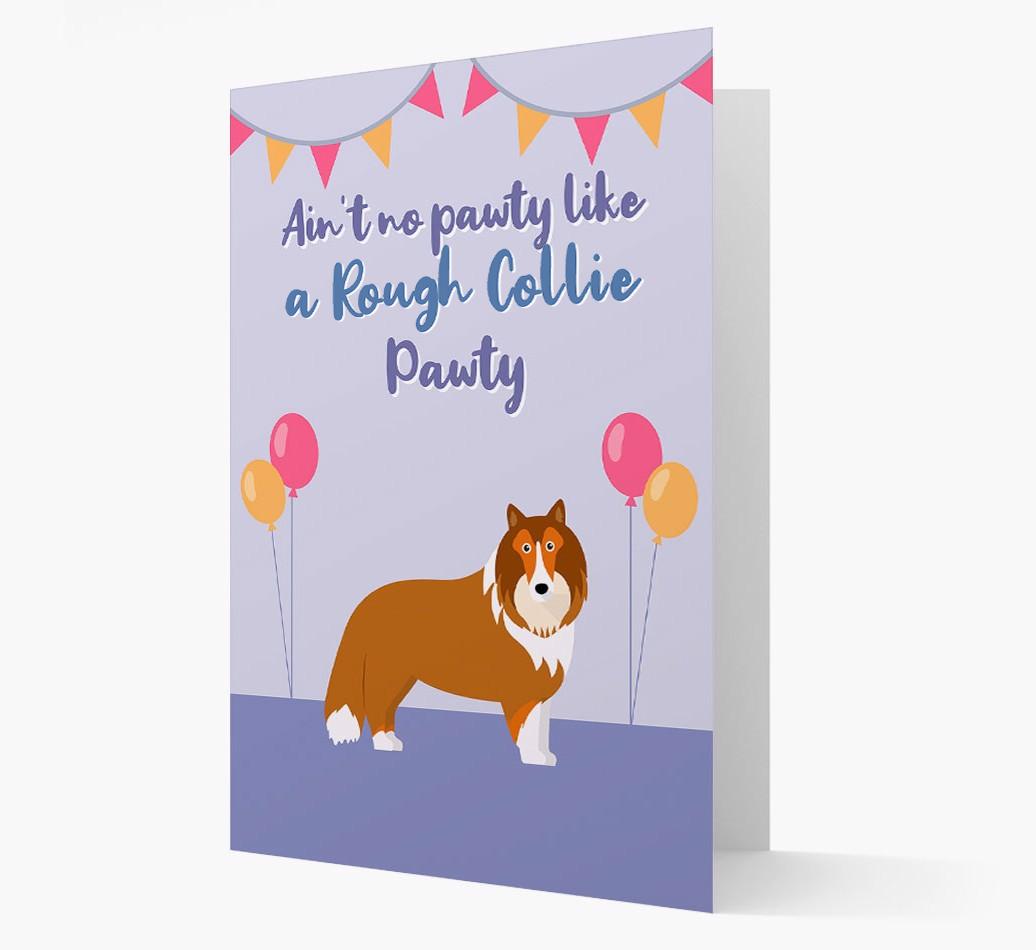 Ain't No Pawty: Personalized {breedFullName} Card