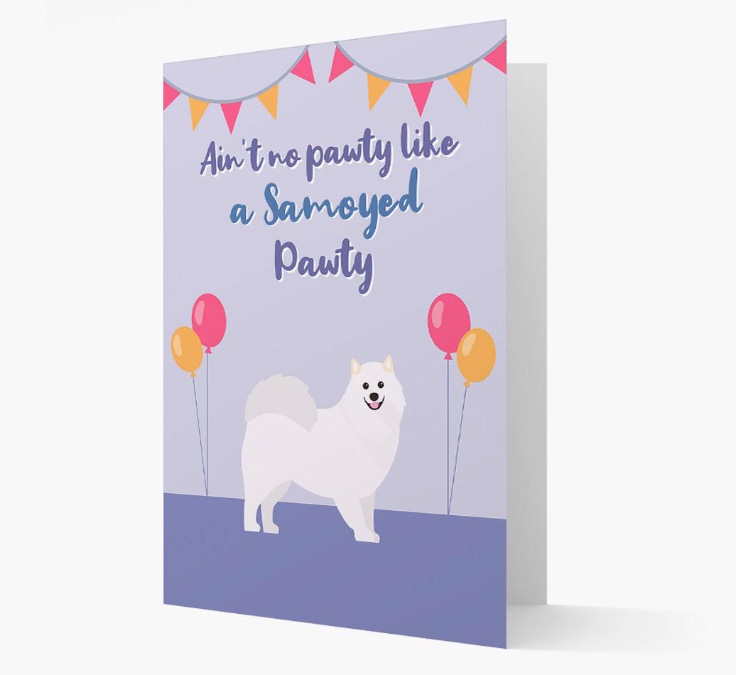 Ain't No Pawty: Personalized {breedFullName} Card