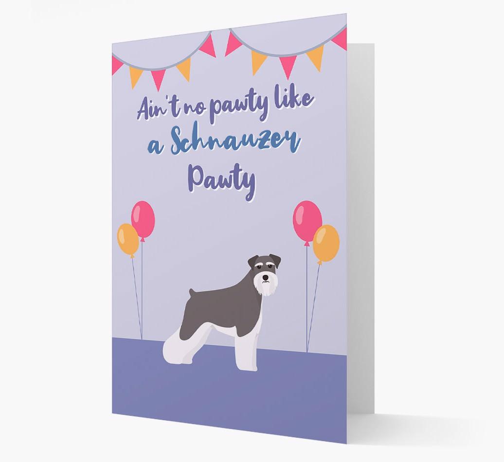 Ain't No Pawty: Personalized {breedFullName} Card