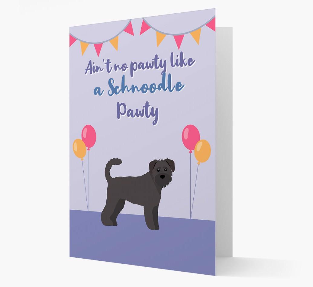 Ain't No Pawty: Personalized {breedFullName} Card