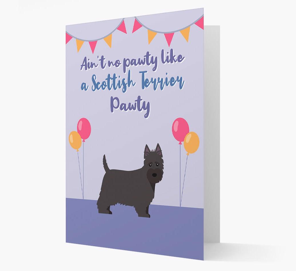 Ain't No Pawty: Personalized {breedFullName} Card