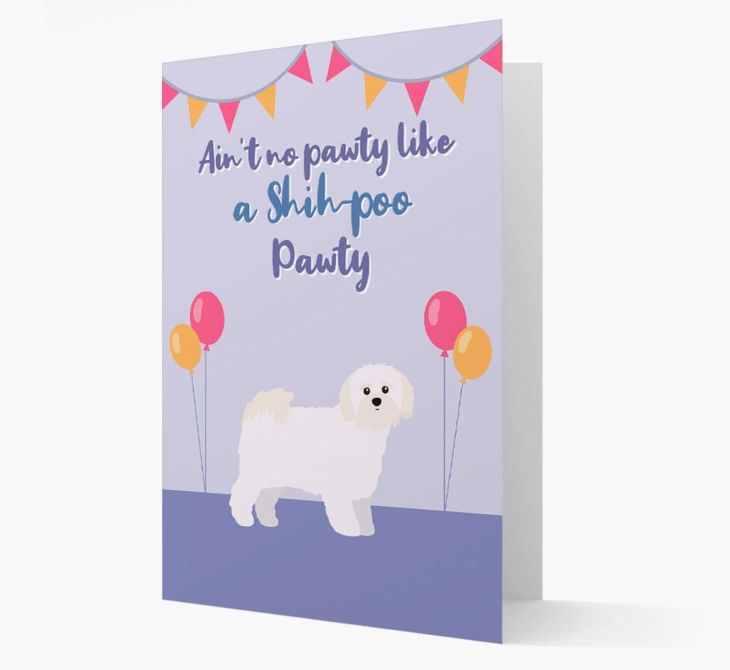 Ain't No Pawty: Personalized {breedFullName} Card