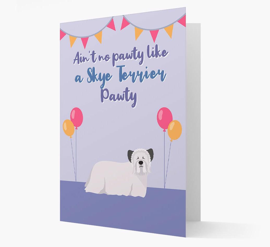 Ain't No Pawty: Personalized {breedFullName} Card