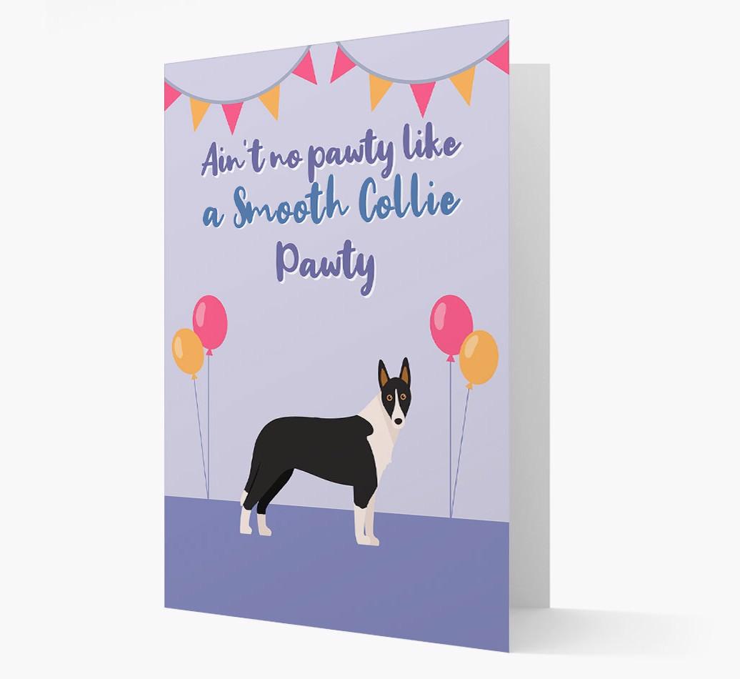 Ain't No Pawty: Personalized {breedFullName} Card