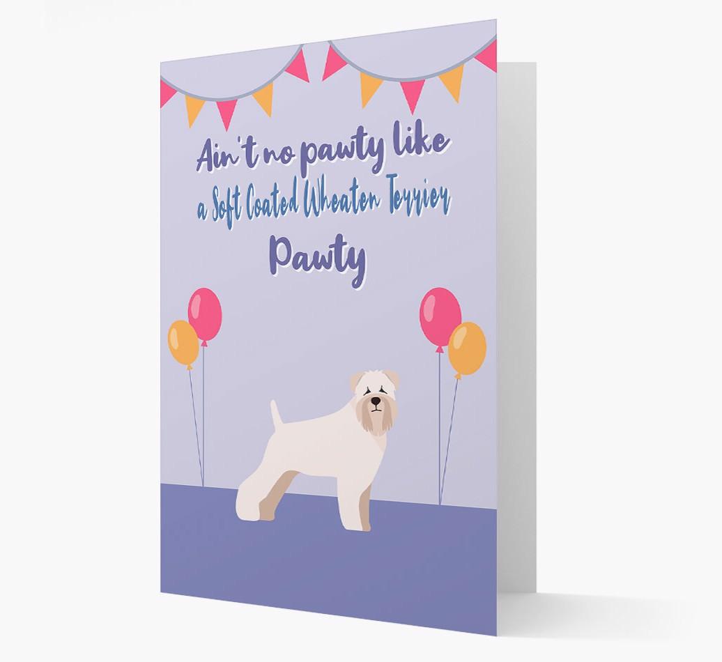 Ain't No Pawty: Personalized {breedFullName} Card