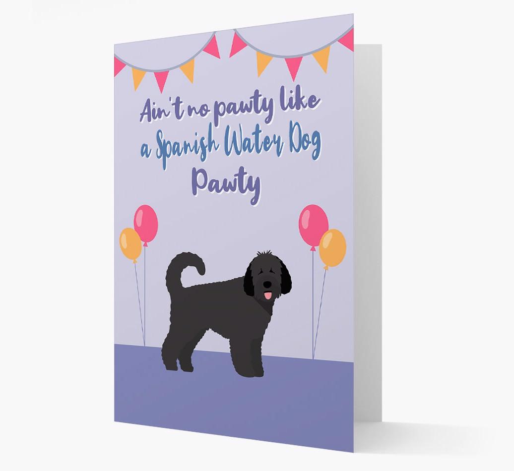 Ain't No Pawty: Personalized {breedFullName} Card