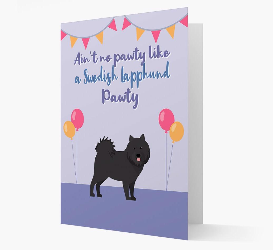 Ain't No Pawty: Personalized {breedFullName} Card