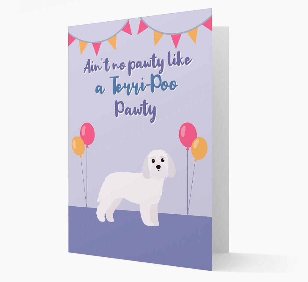Ain't No Pawty: Personalized {breedFullName} Card