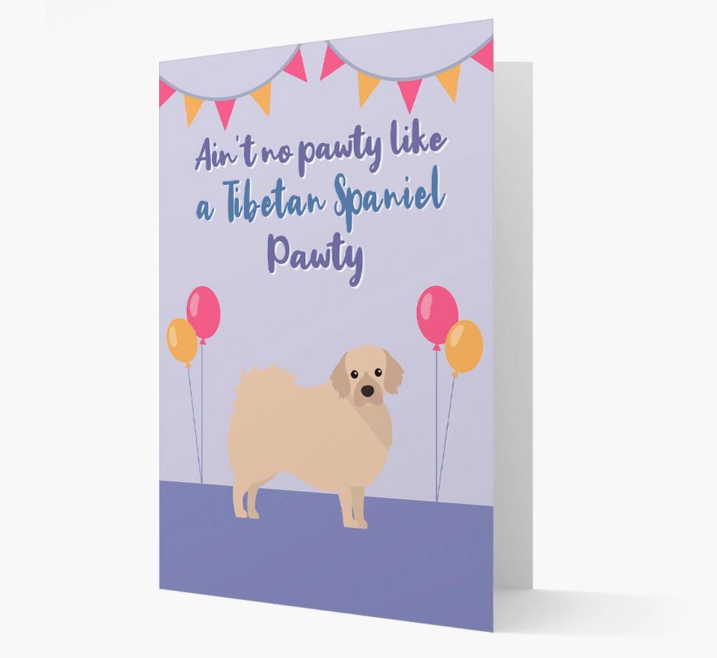 Ain't No Pawty: Personalized {breedFullName} Card
