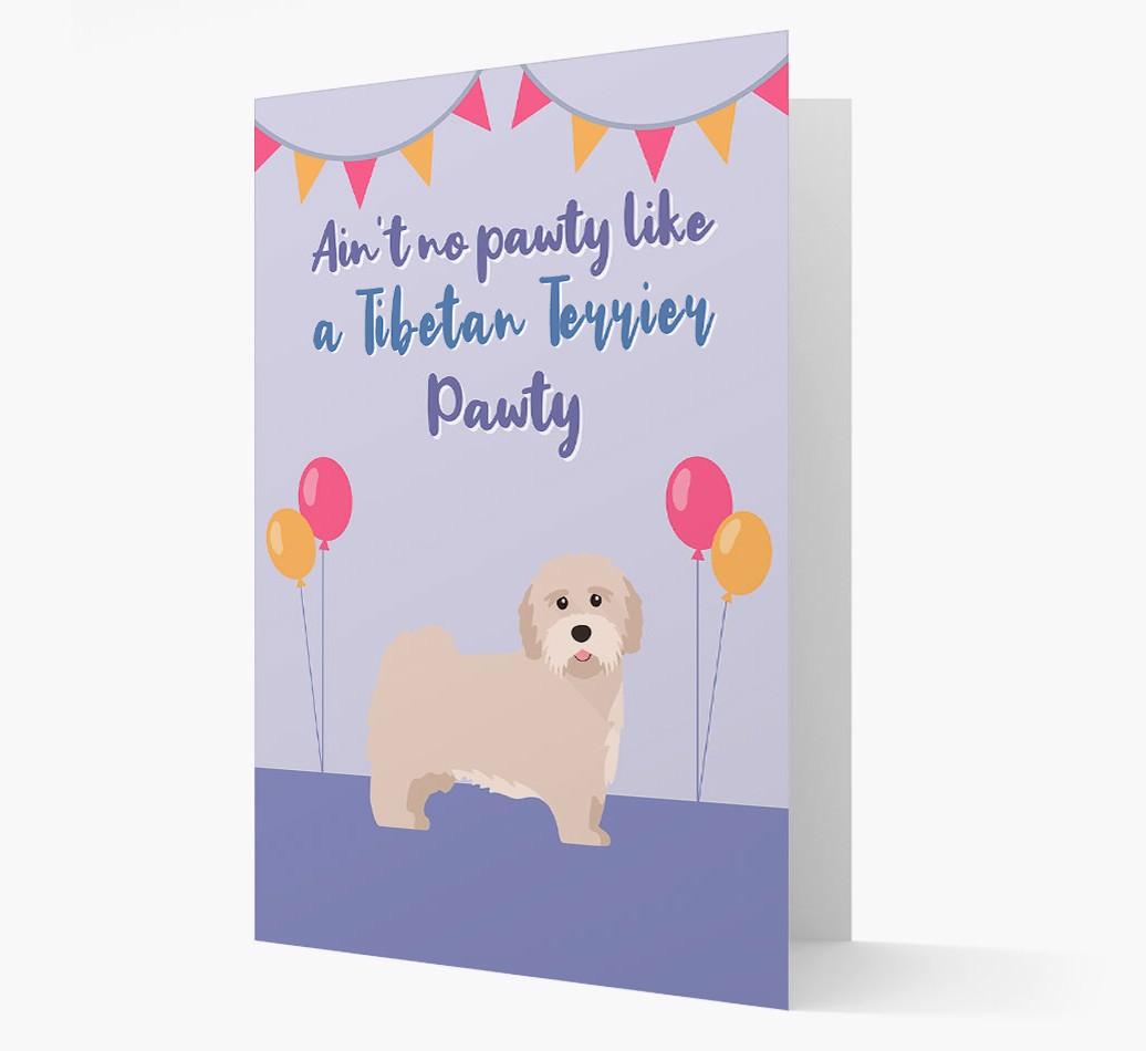 Ain't No Pawty: Personalized {breedFullName} Card